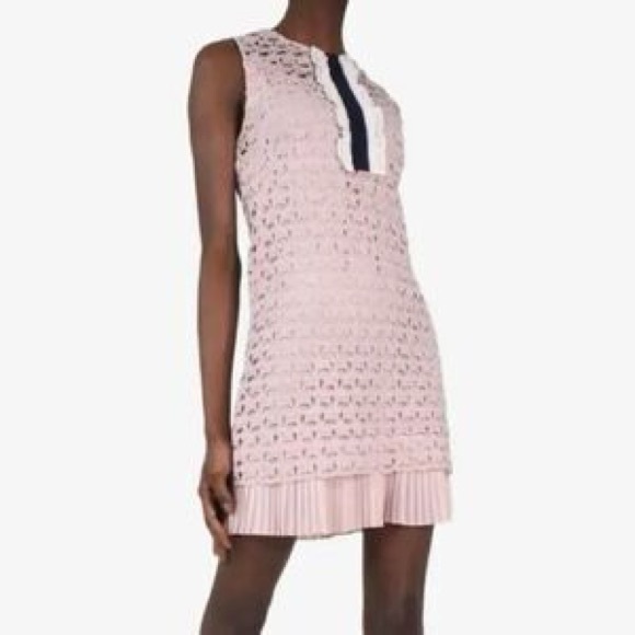 Sandro Pink Lace Dress - Picture 1 of 8